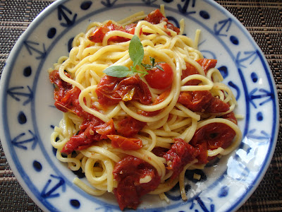 Spaguetti com tomate seco