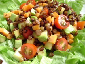 Salada de Lentilha com Legumes