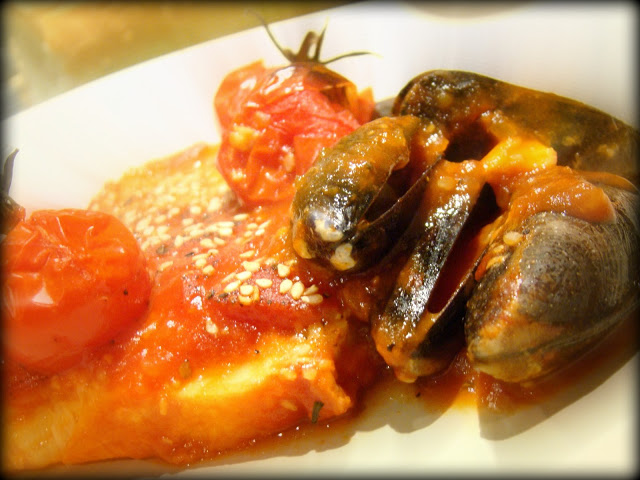 Espadarte no Forno com Mexilhões / Swordfish in the oven with Mussels