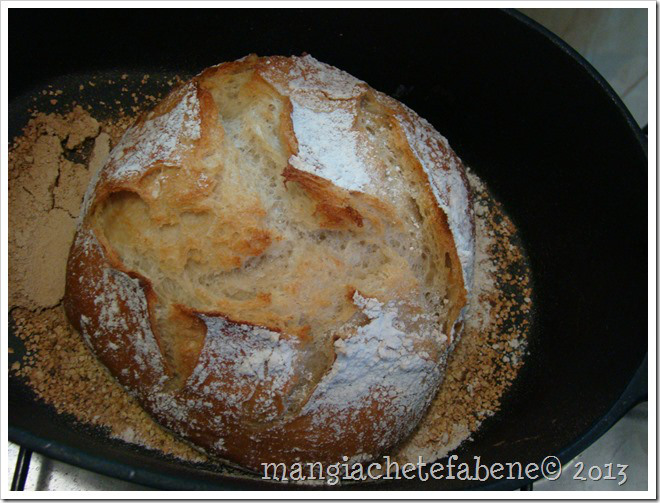 No knead Artisan Bread ou Pão crocante especial sem frescuras