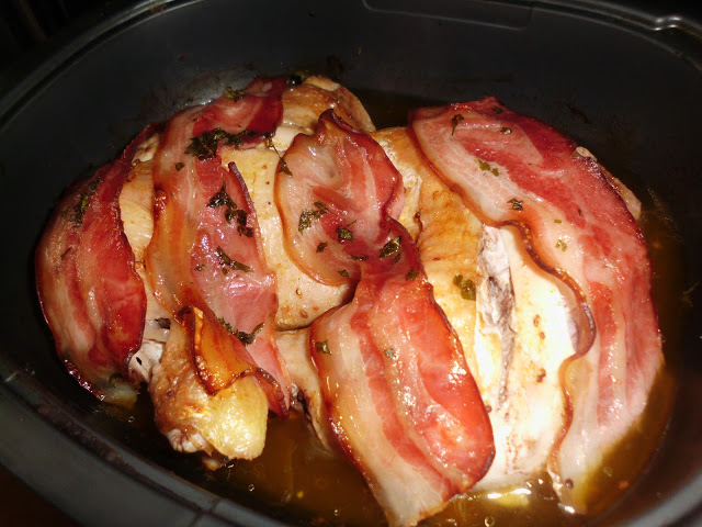 Frango no forno com Bacon- UltraPro Tupperware