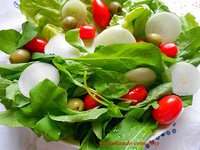 Salada de Alface e Rúcula -  BC Comer Bem P/Viver Melhor