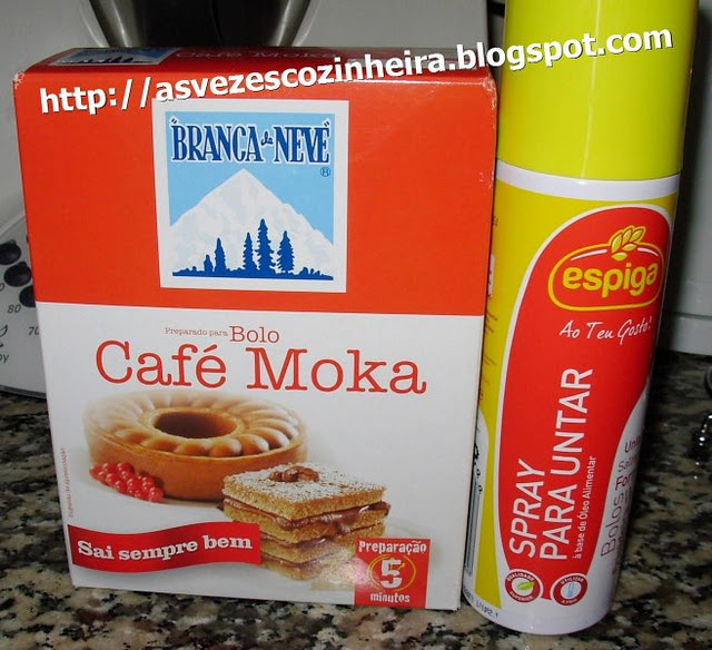 Bolo Café Moka com Creme Tiramisú - (Preparado para Bolo Moka da 