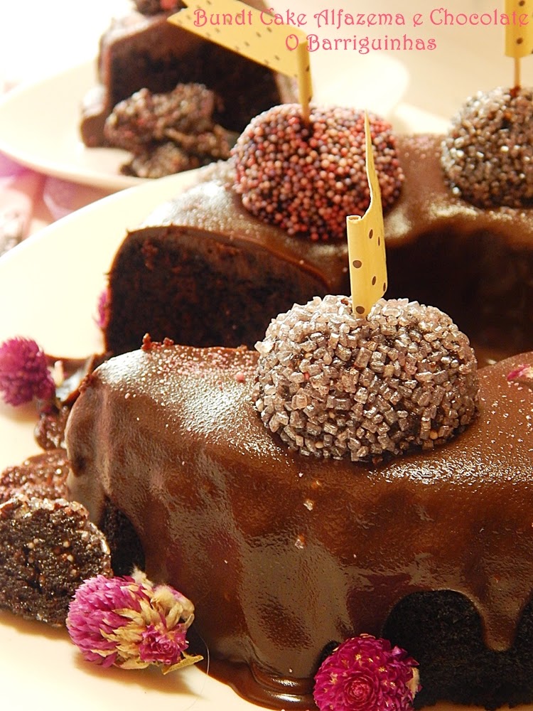 Bundt Cake de Alfazema Perpétua e Chocolate - Bundtmania