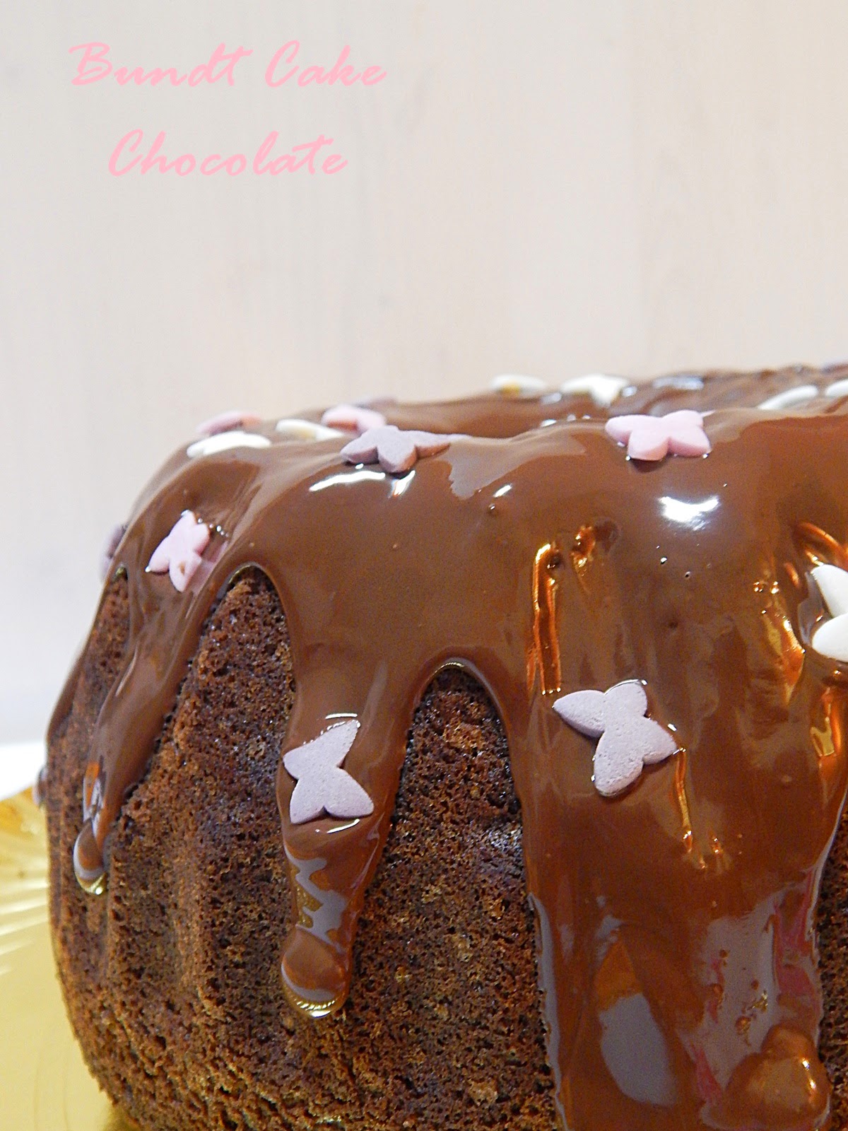 Bundt Cake de Chocolate e Café 