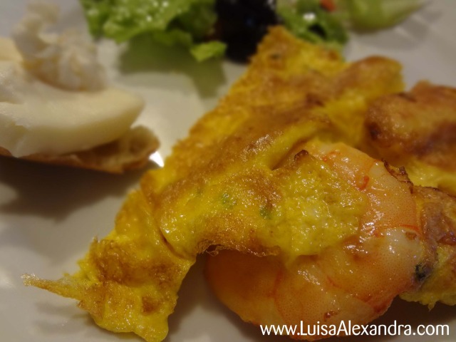 Um petisco bem rápido • Omelete de Camarão com Queijo «Lacticínios de Marinhas»