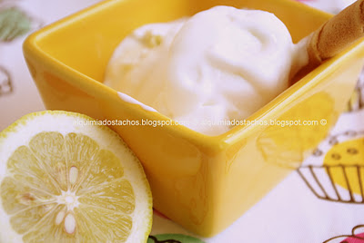 Gelado de limão e buttermilk