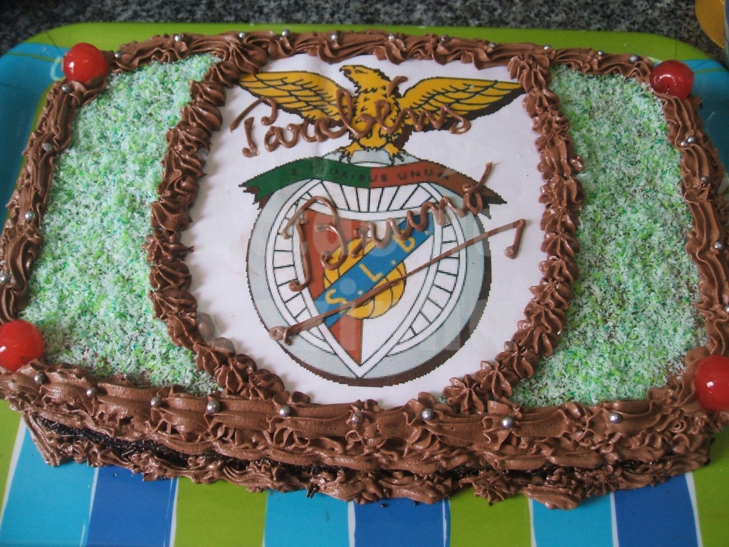 Bolo de Aniversário do Benfica