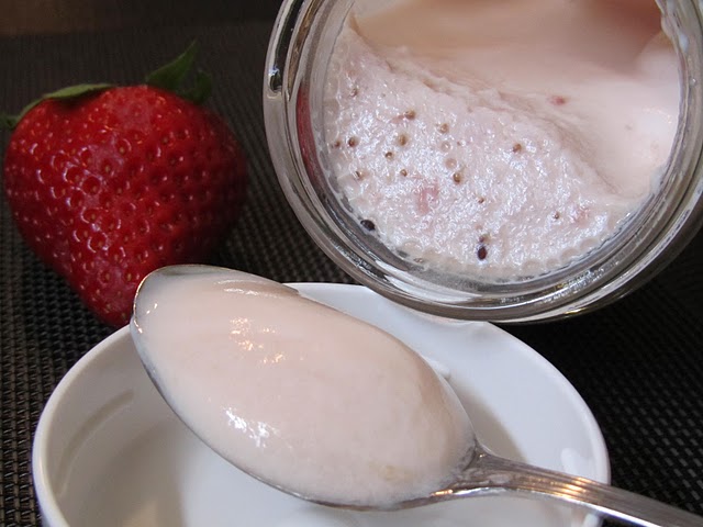 Iogurte de Morango e Kiwi