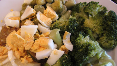 Uma Salada de Ovos com Legumes e uma Viragem pró Saudável