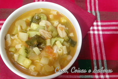 Minestrone - sopa de legumes italiana