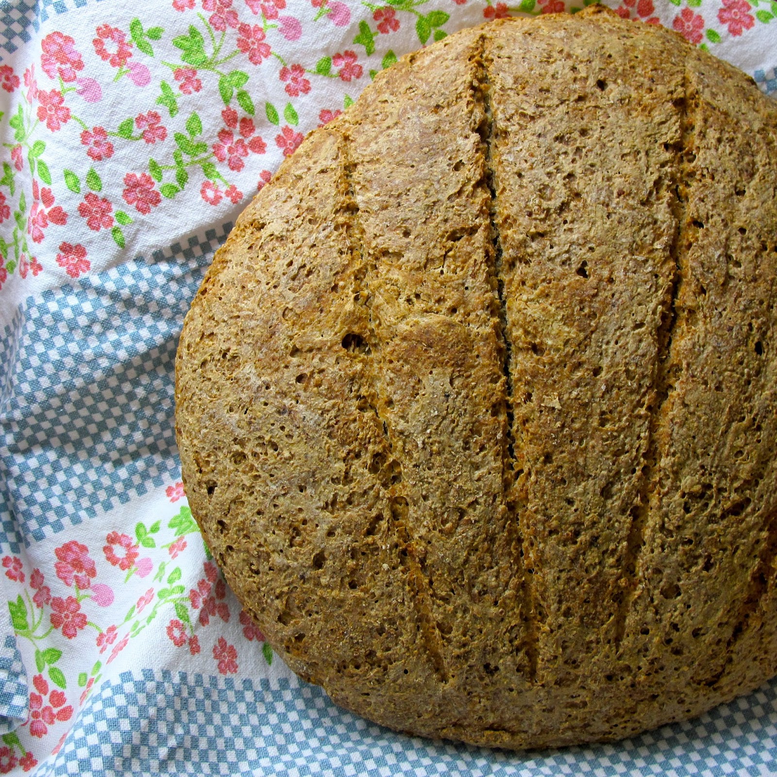 Pão rústico de quinoa e centeio - Quinoa rye rustic bread