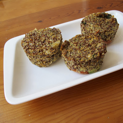 Muffins salgados de quinoa