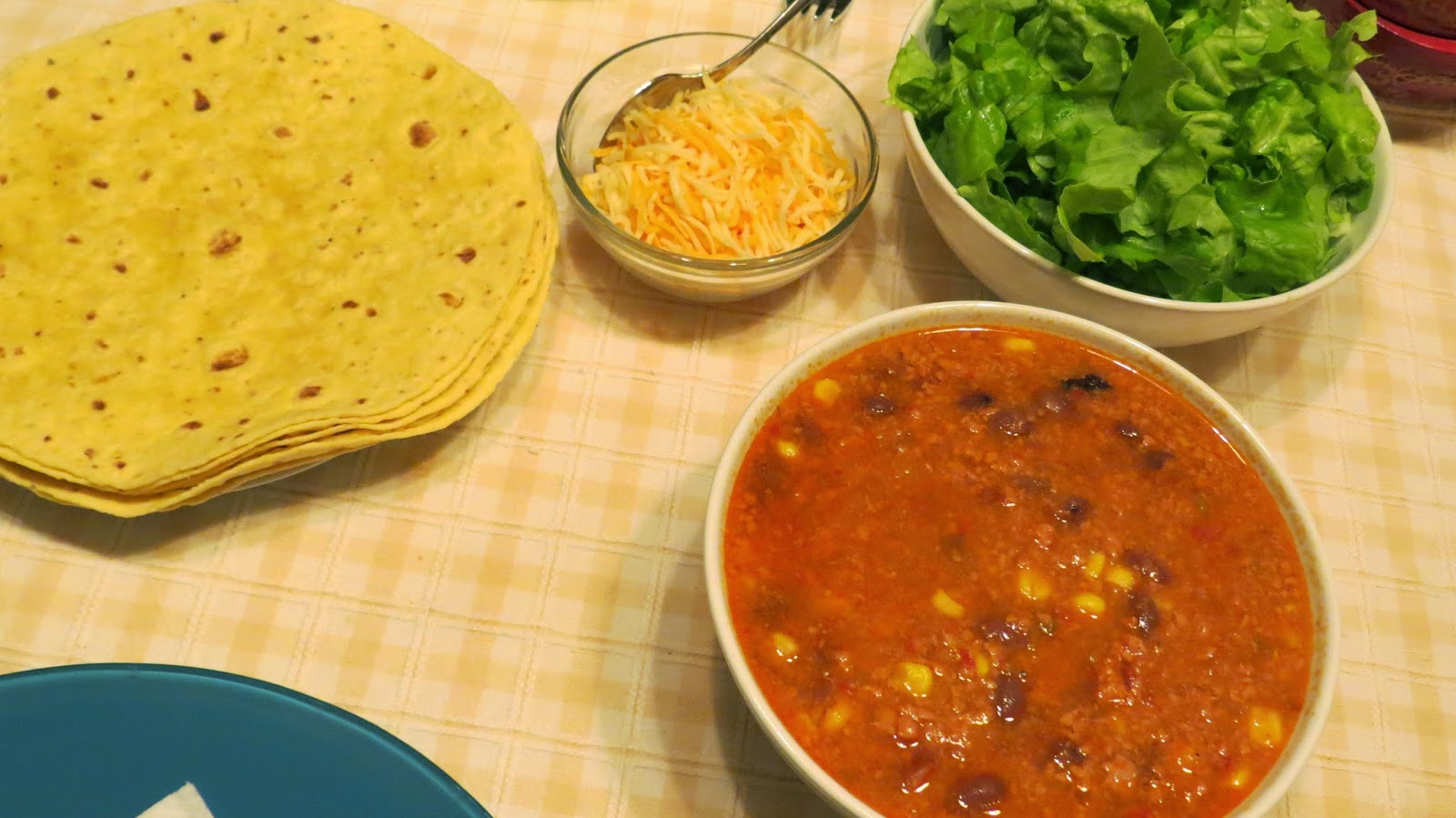 Tortilhas mexicanas com chili