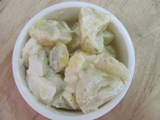 Salada de Batatas com Ovos Cozidos