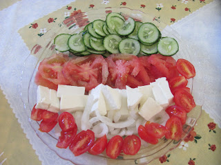 Salada Colorida com Queijo Branco