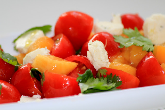Salada de Tomate e Nectarina || Tomato and Nectarine Salad