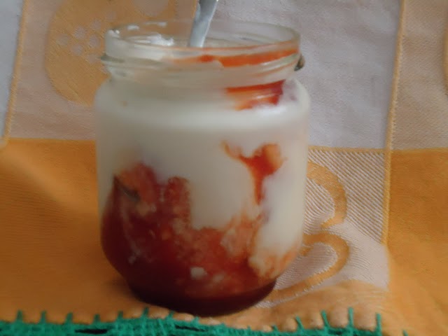 iogurte de tomate e canela