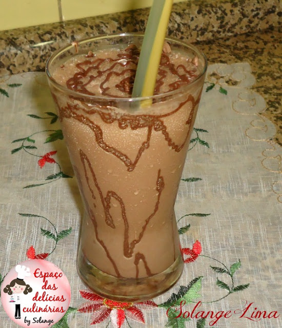 Milkshake de chocolate com trufa