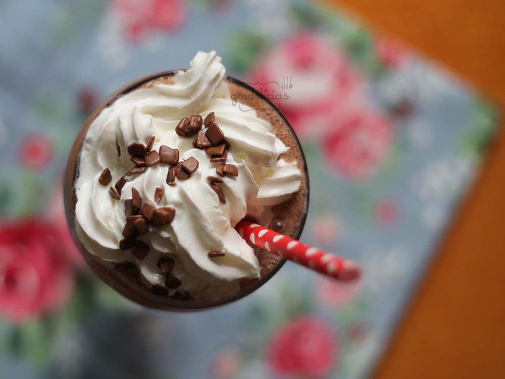 Milk-shake de Chocolate com Creme de Avelã