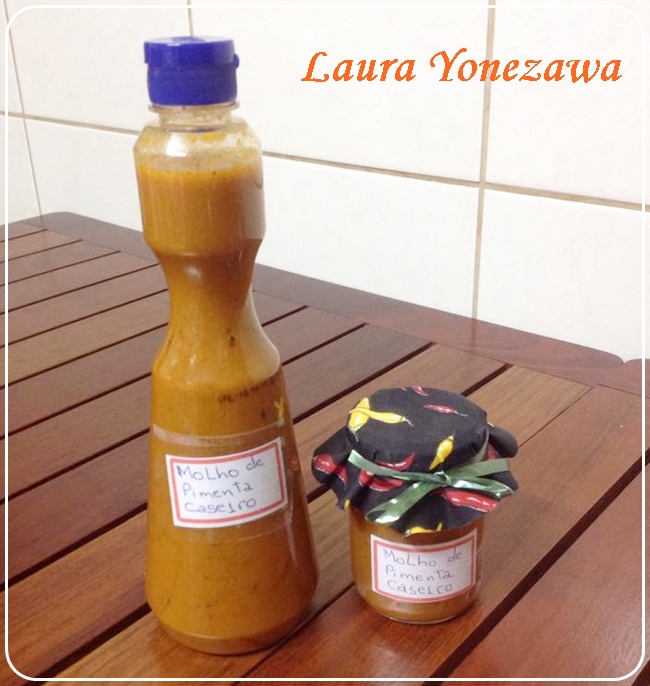 Molho de pimenta caseiro, de Laura Yonezawa