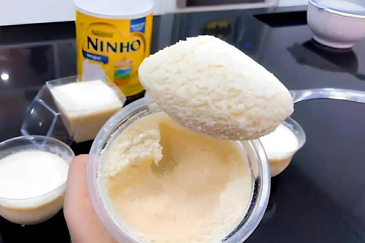 Mousse de leite ninho que derrete na boca feito no liquidificador em 2 minutinhos