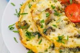 Omeleta de cogumelos