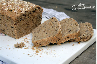 DESAFIO: Preparar um pão super saudável, cheio de grãos integrais e sementes