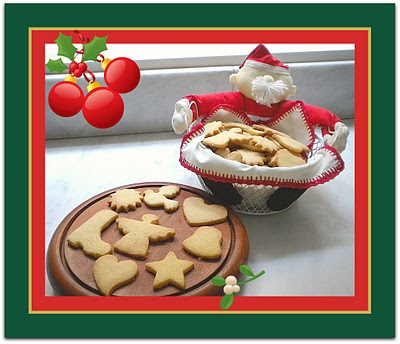Pasta Frolla - biscoitinhos de Natal