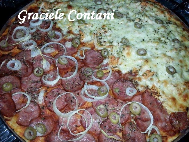 Pizza rápida, de Graciele Contani