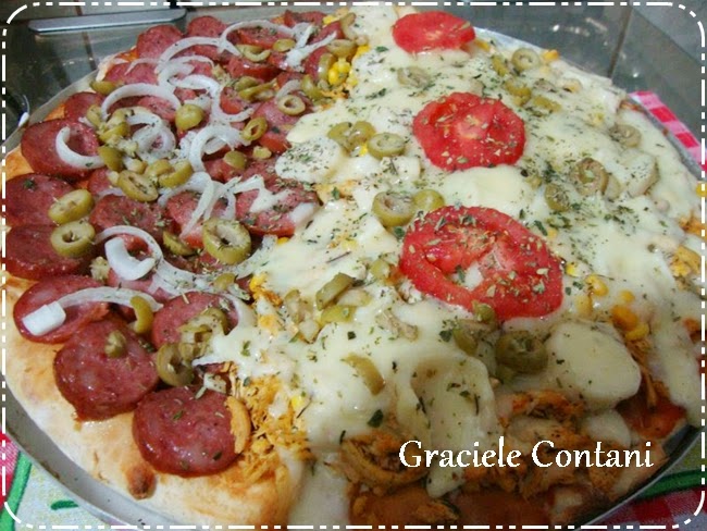 Pizza caipira tipo pan, de Graciele Contani