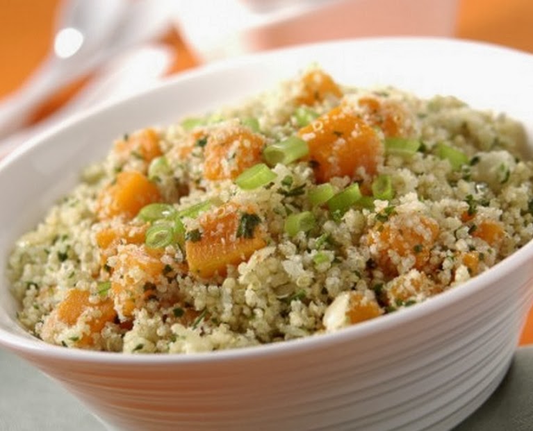 Quinoa com Abóbora (vegana)