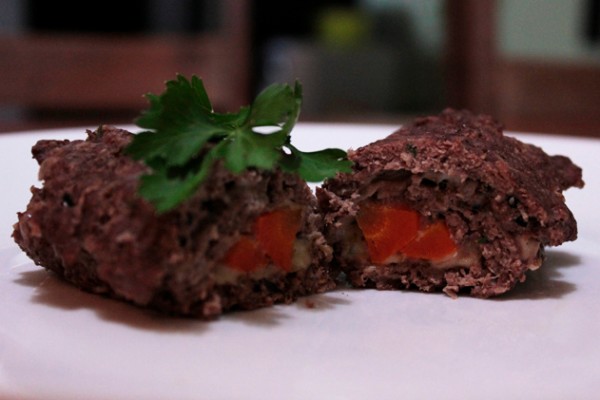 Rocambole de Carne com cenoura e azeitonas - Sorteio do kit- chef