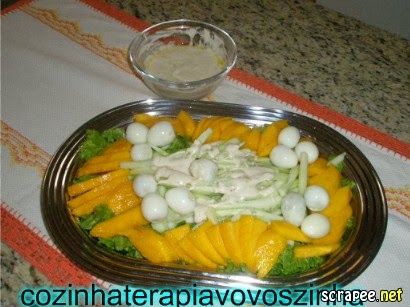 Salada de pepino e manga