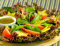 Salada ao Molho Agridoce (vegana)