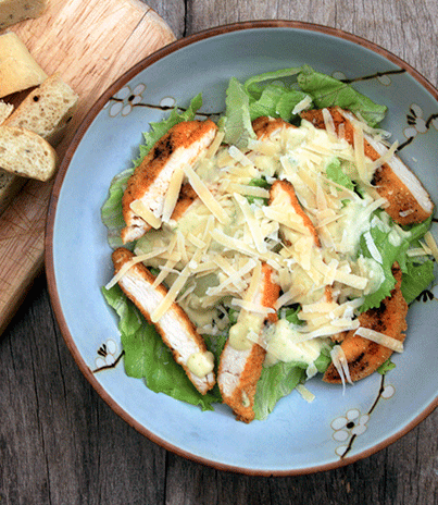 DESAFIO: Salada Cesar com Frango do Jamie Oliver, em quinze minutos??