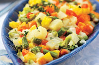 Salada com Molho de Maionese Light (vegana)