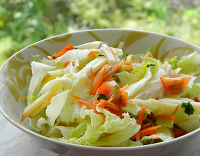 Salada com Molho de Tangerina (vegana)