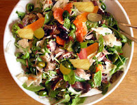 Salada com Verduras e Frutas (vegana)