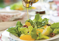 Salada de Alface com Agrião e Laranja (vegana)