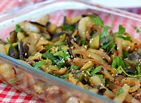 Salada de Berinjela Grelhada (vegana)