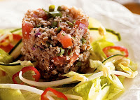 Salada de Triguilho com Brotos de Feijão (vegana)