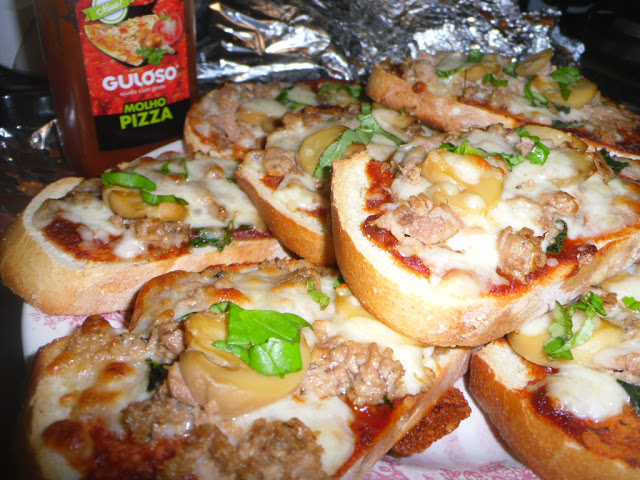 Pizza-pão com Molho Pizza da Guloso
