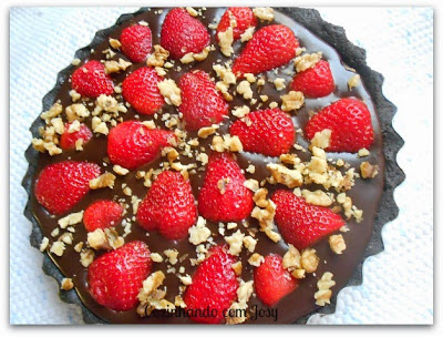 Tarte de Morangos - Strawberry Chocolat Tart
