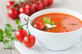 Sopa Cremosa de Tomate Fresco