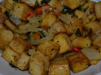 Tofu Grelhado com Alho-Poró (vegana)