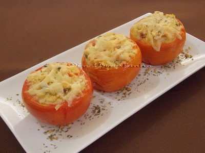 Tomates Recheados com Couscous