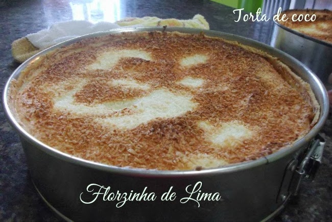 Torta de coco, receita enviada por Florzinha de lima