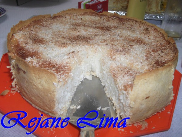 Torta de coco: Rejane Lima