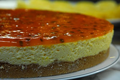 Torta Mousse de Maracujá